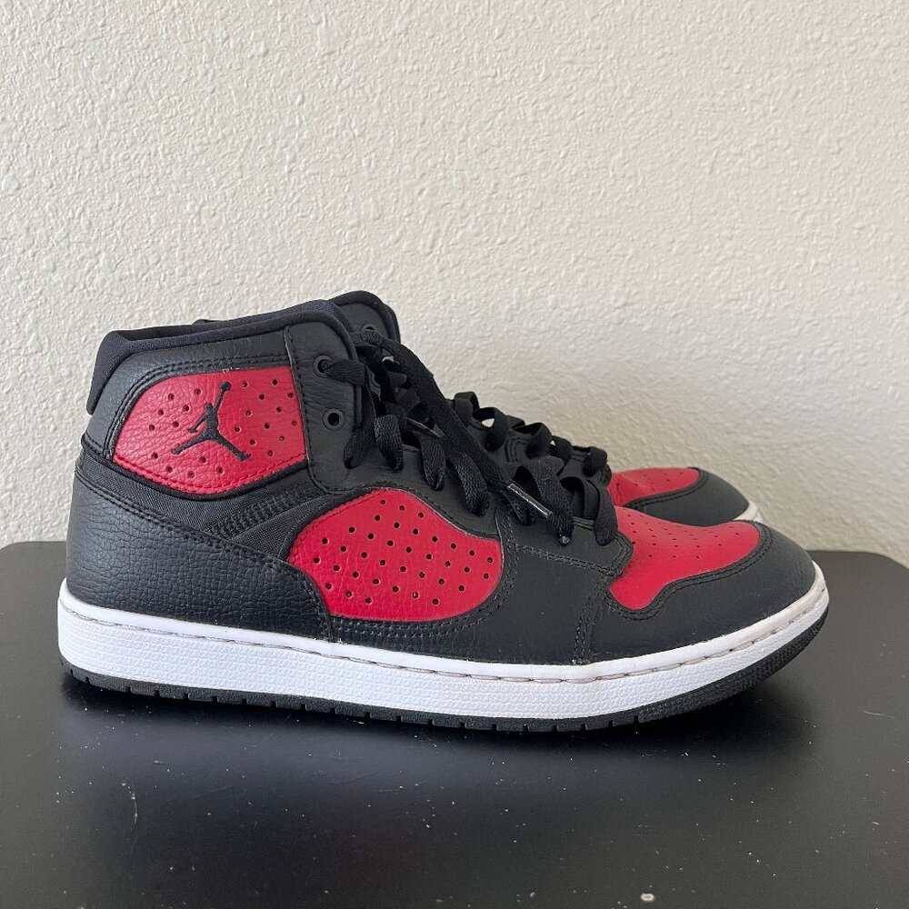 Nike Jordan Men's Access Black Gym Red White Size 9 Style AR3762-006